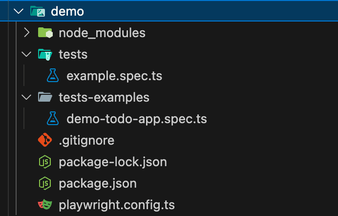 Playwright project structure