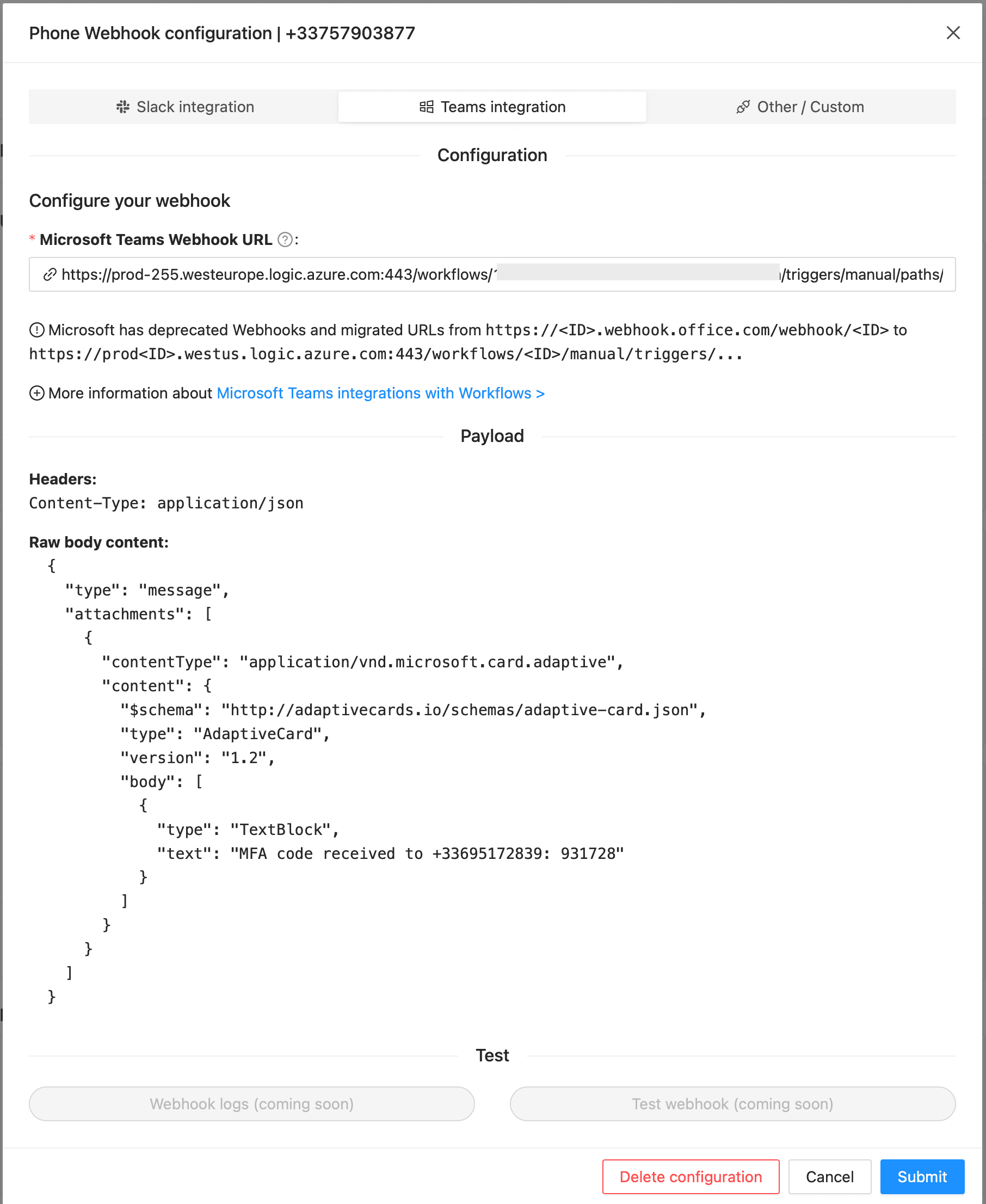 MFA Email interface illustration